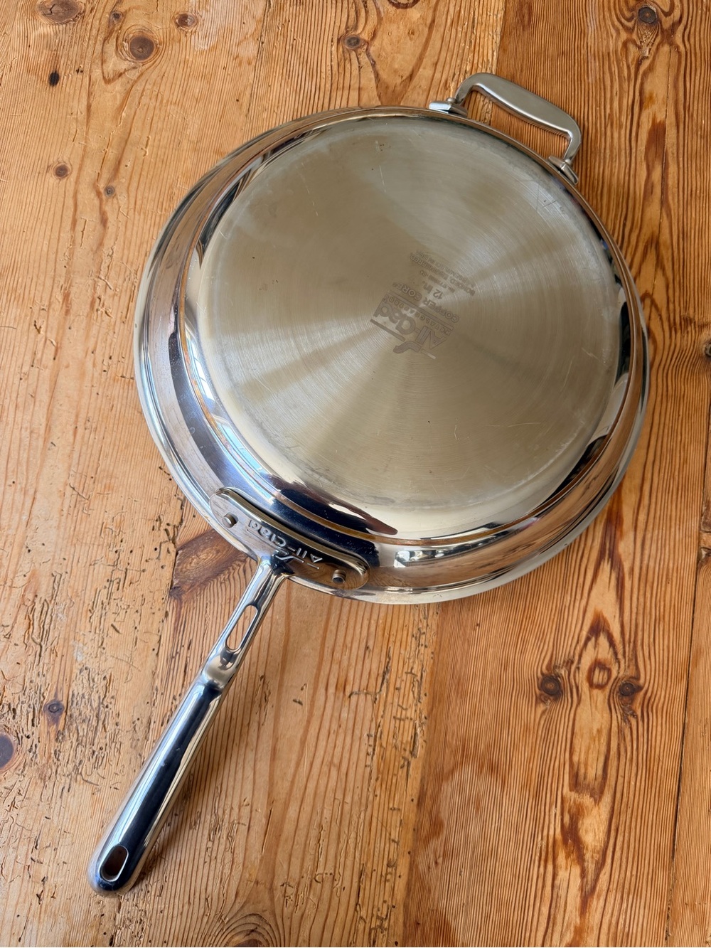 All-Clad Stainless Steel Fry Pan - Polished Silver